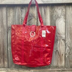 Yankee Candle red tote bag